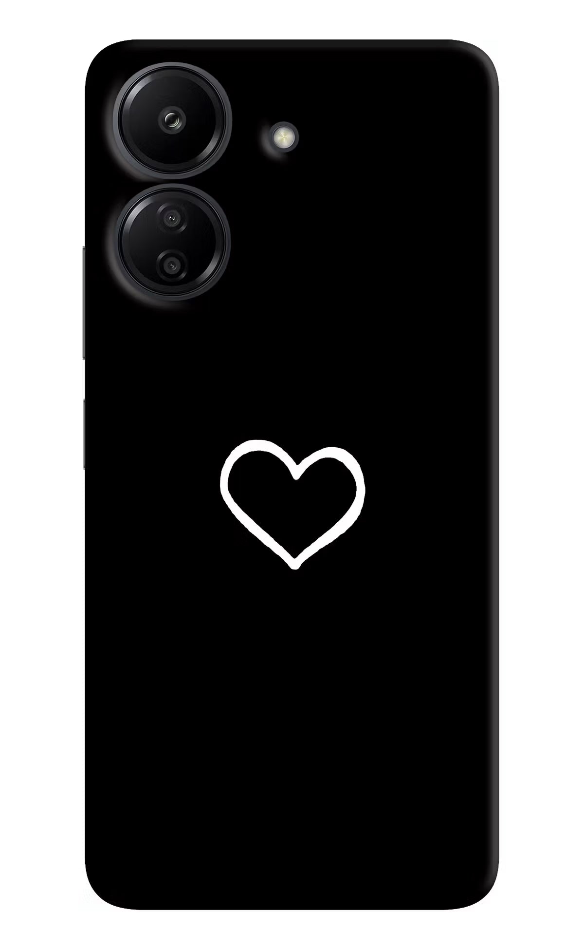 Heart Redmi 13C 4G Hard Case Back Cover by Casekaro