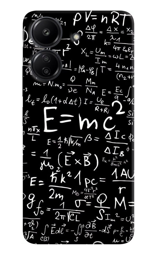 Physics Formula Redmi 13C 4G Hard Case Back Cover by Casekaro