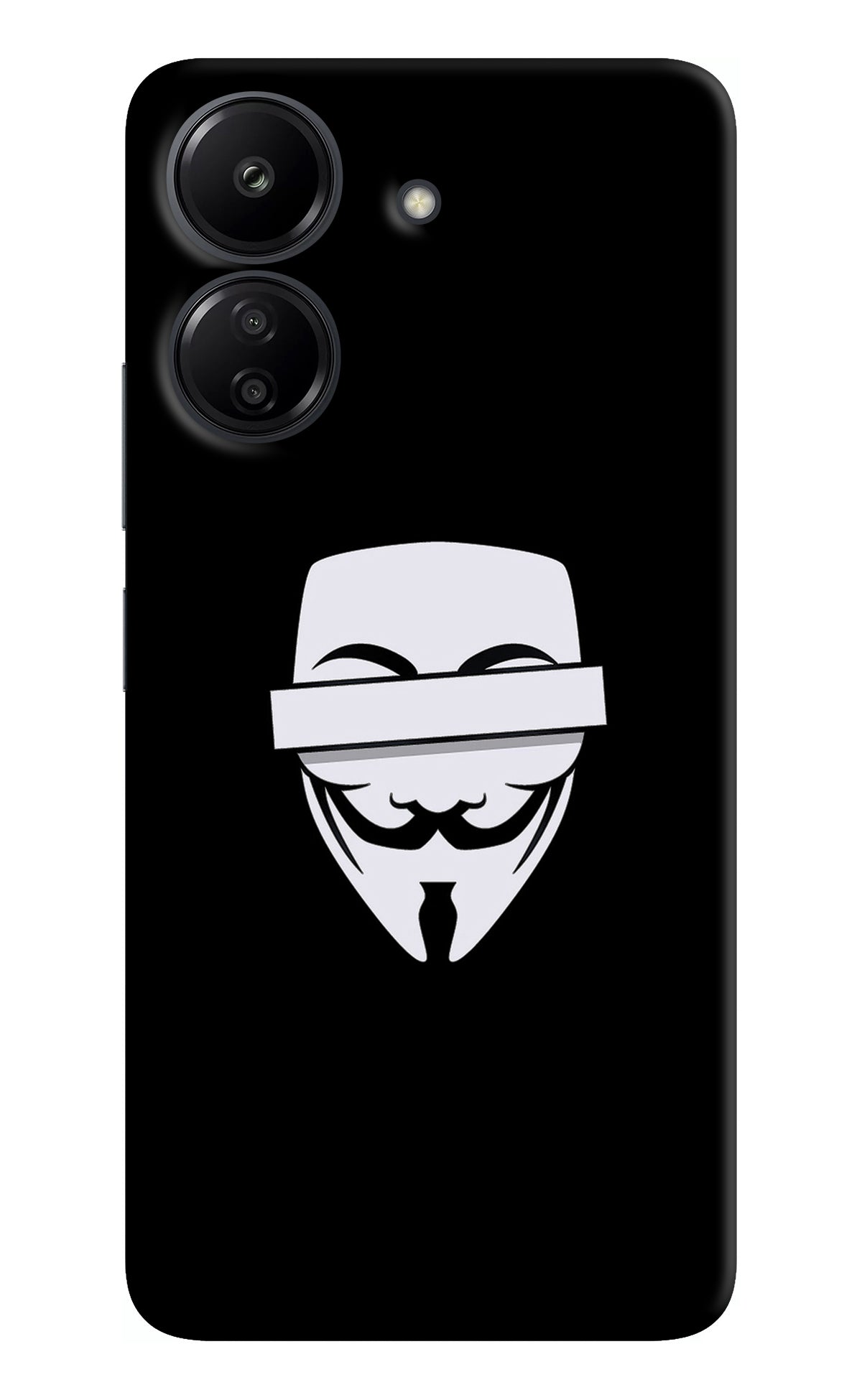 Anonymous Face Redmi 13C 4G Back Cover