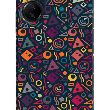 Geometric Abstract Redmi 13C 4G Hard Case Back Cover by Casekaro