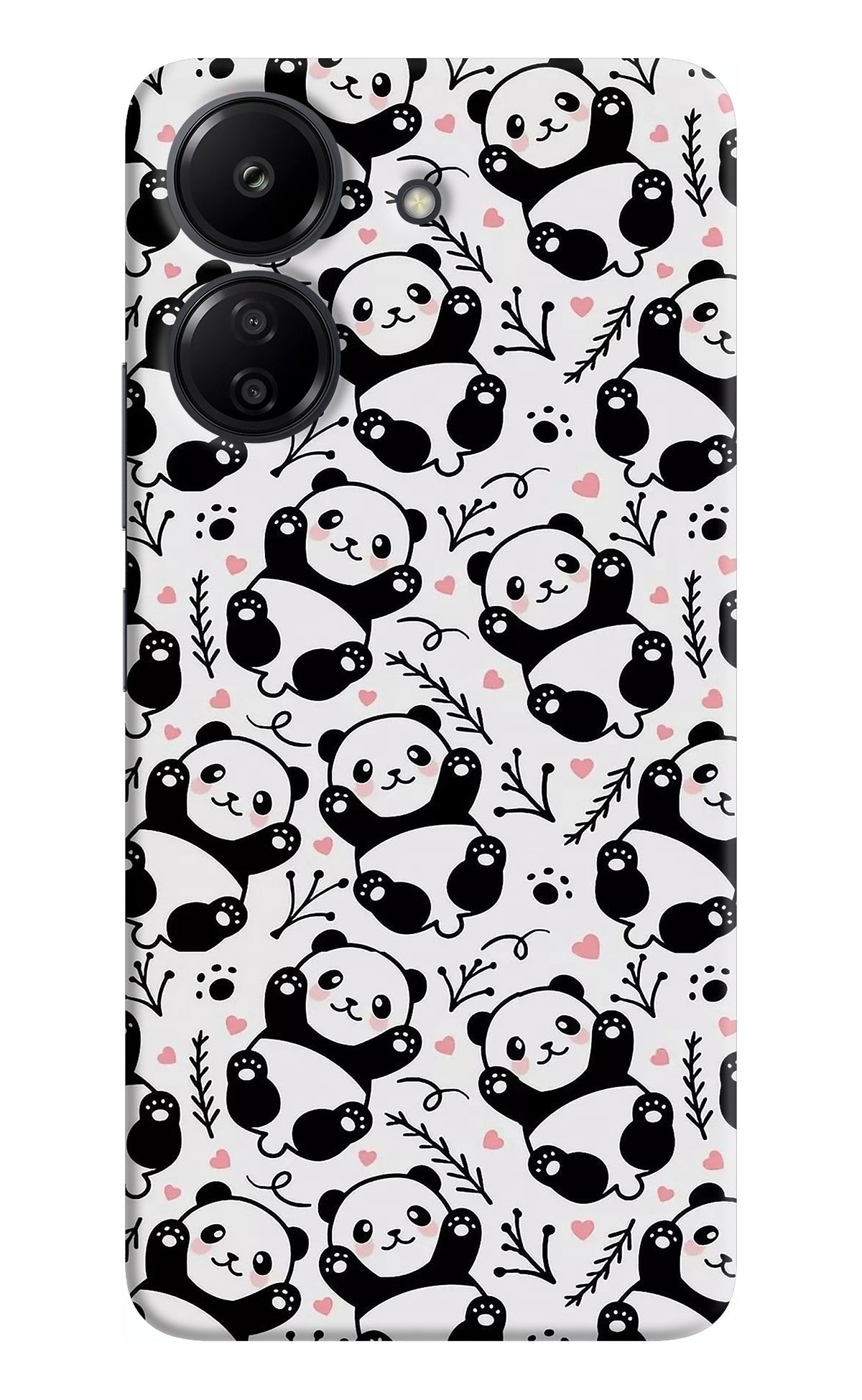 Cute Panda Redmi 13C 4G Back Cover