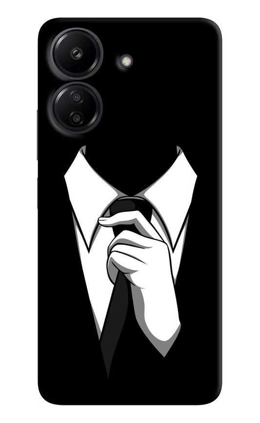 Black Tie Redmi 13C 4G Hard Case Back Cover by Casekaro