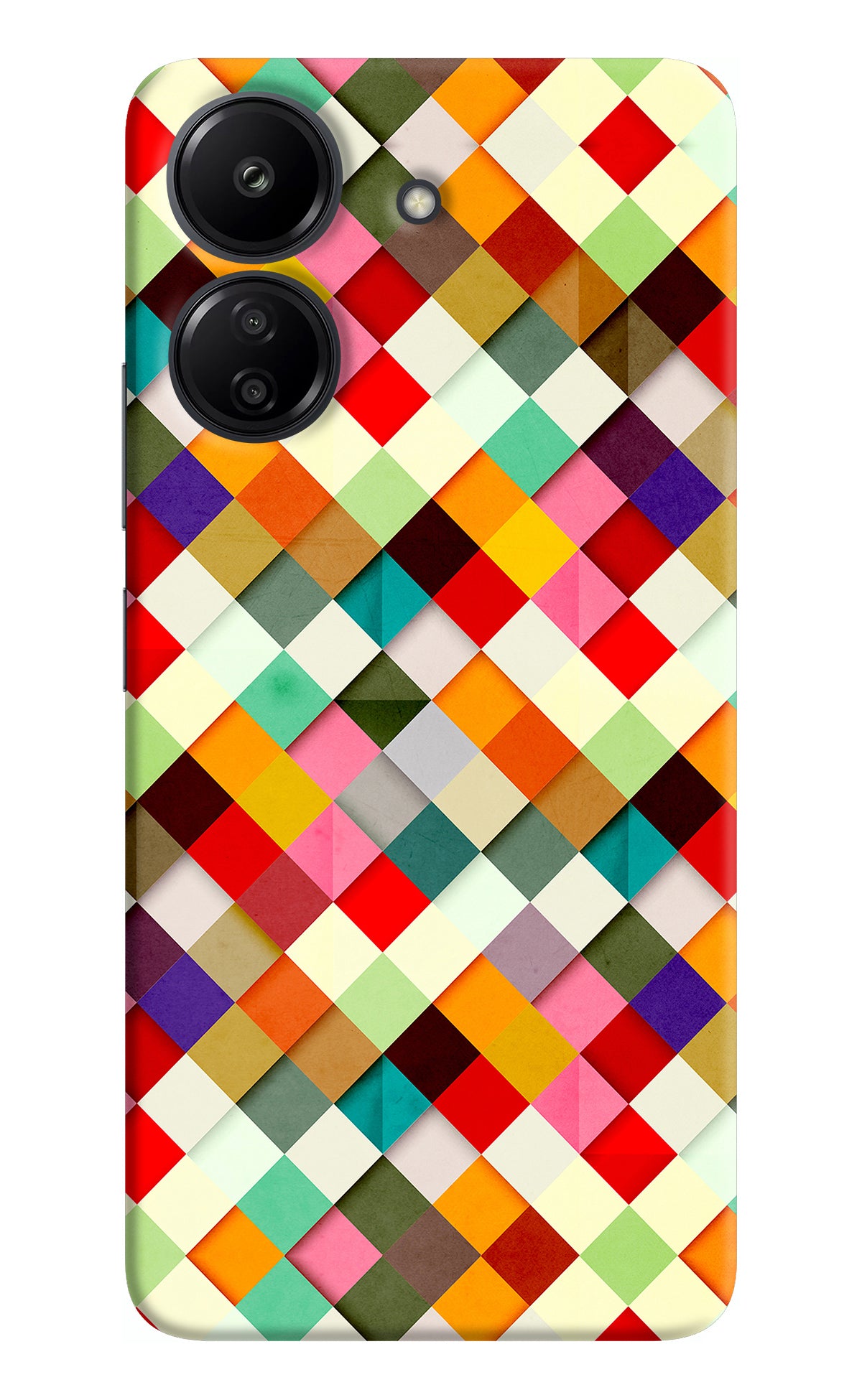 Geometric Abstract Colorful Redmi 13C 4G Back Cover