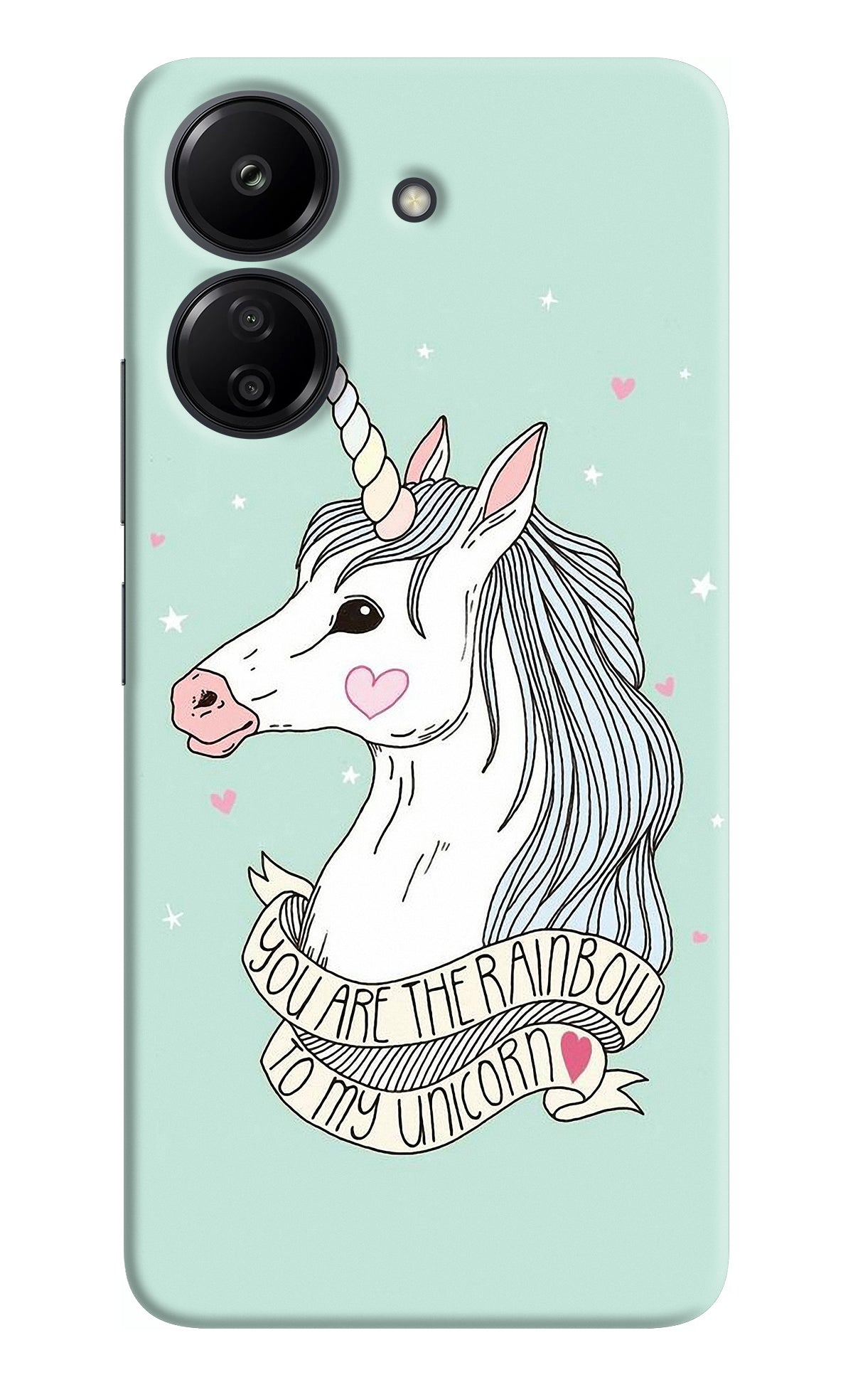 Unicorn Wallpaper Redmi 13C 4G Back Cover