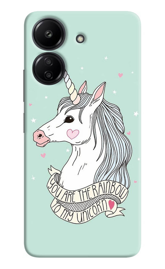 Unicorn Wallpaper Redmi 13C 4G Hard Case Back Cover by Casekaro
