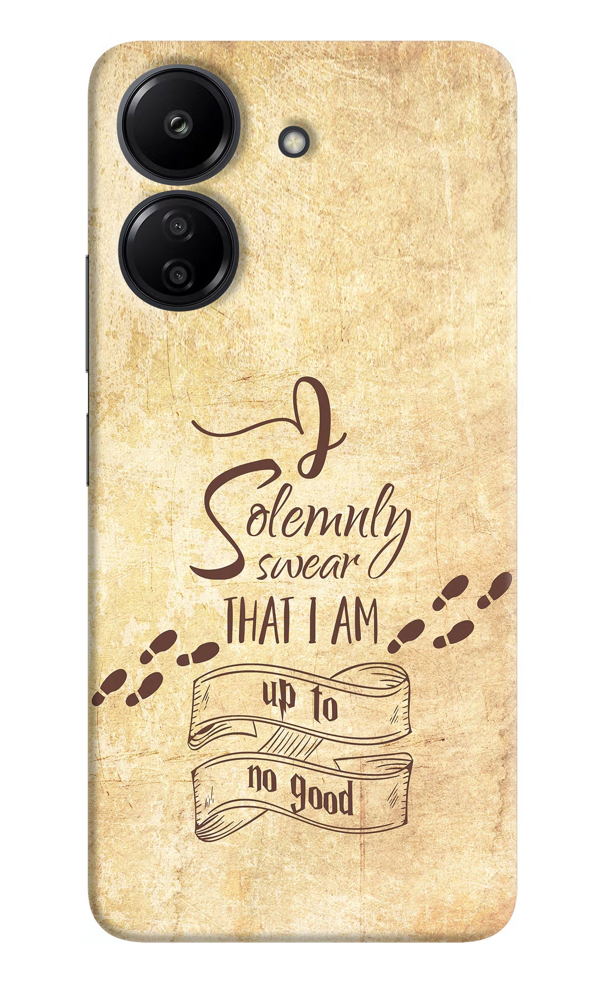 I Solemnly swear that i up to no good Redmi 13C 4G Hard Case Back Cover by Casekaro