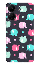 Elephants Redmi 13C 4G Hard Case Back Cover by Casekaro
