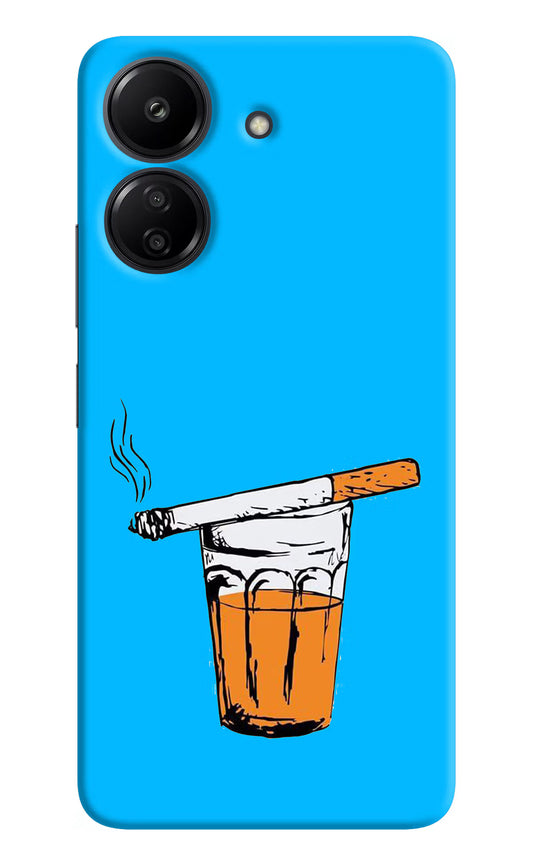 Chai Sutta Redmi 13C 4G Hard Case Back Cover by Casekaro