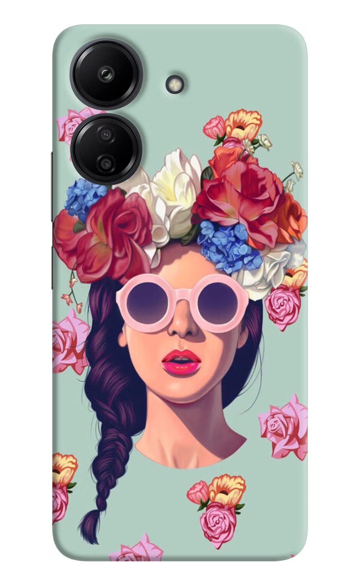 Pretty Girl Redmi 13C 4G Hard Case Back Cover by Casekaro
