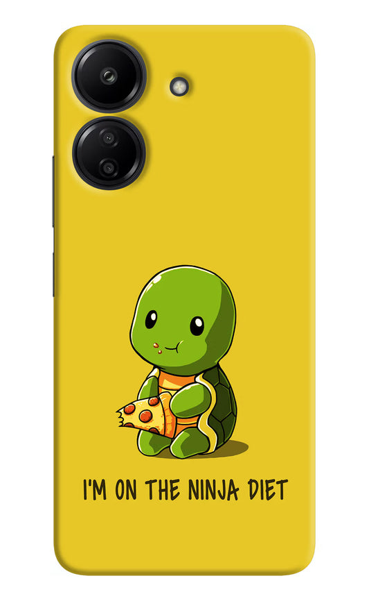 I'm on Ninja Diet Redmi 13C 4G Hard Case Back Cover by Casekaro