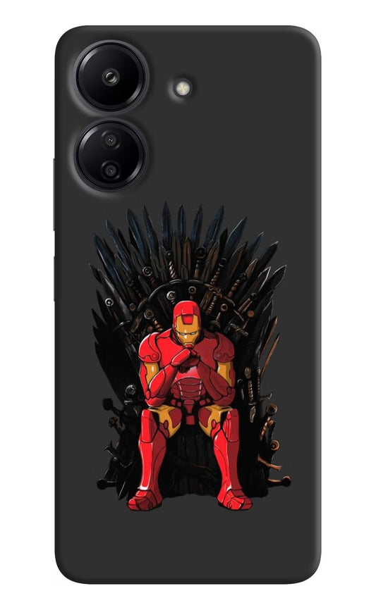 Ironman Throne Redmi 13C 4G Hard Case Back Cover by Casekaro