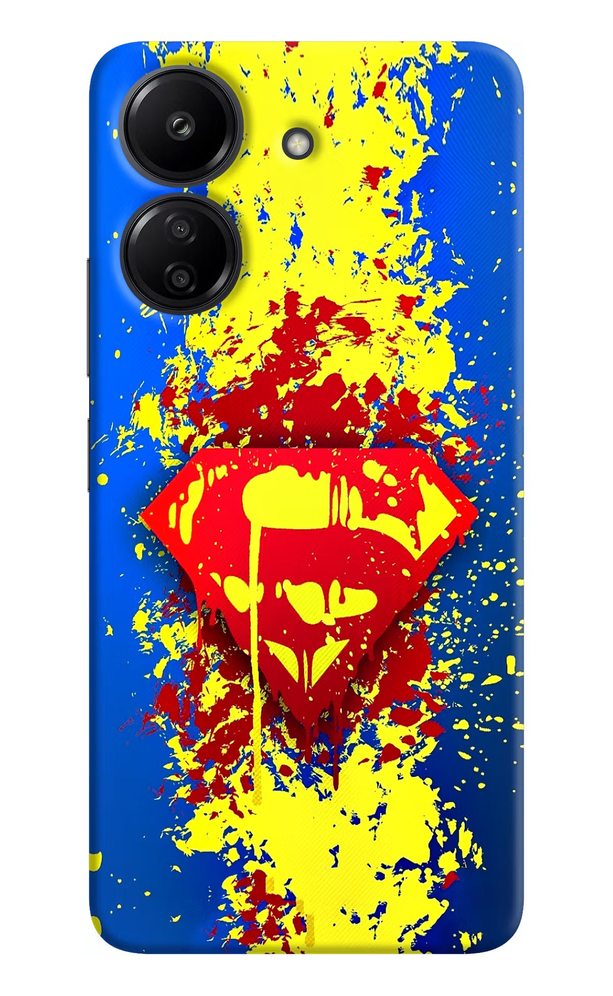 Superman logo Redmi 13C 4G Hard Case Back Cover by Casekaro