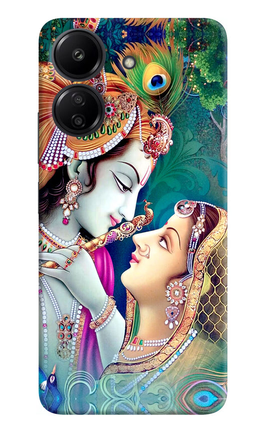 Lord Radha Krishna Redmi 13C 4G Hard Case Back Cover by Casekaro