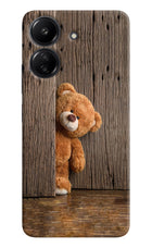 Teddy Wooden Redmi 13C 4G Hard Case Back Cover by Casekaro