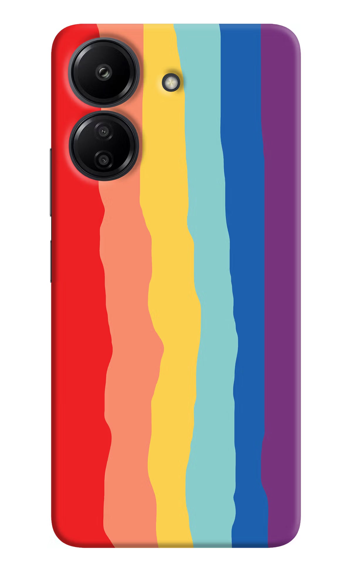 Rainbow Redmi 13C 4G Hard Case Back Cover by Casekaro