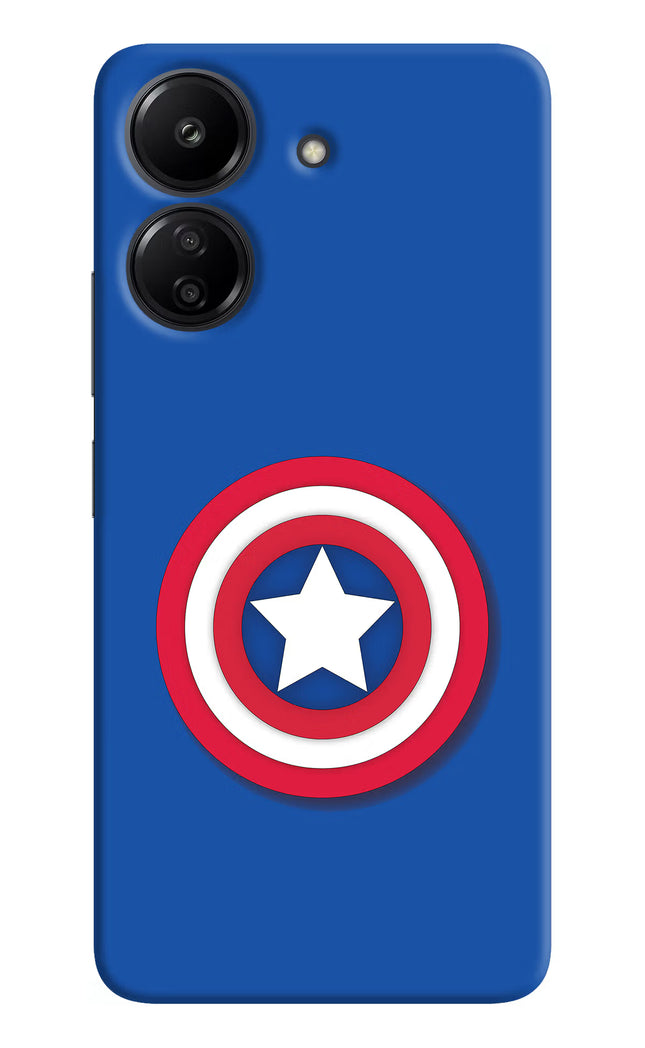 Shield Redmi 13C 4G Hard Case Back Cover by Casekaro