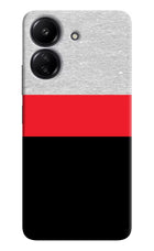 Tri Color Pattern Redmi 13C 4G Hard Case Back Cover by Casekaro