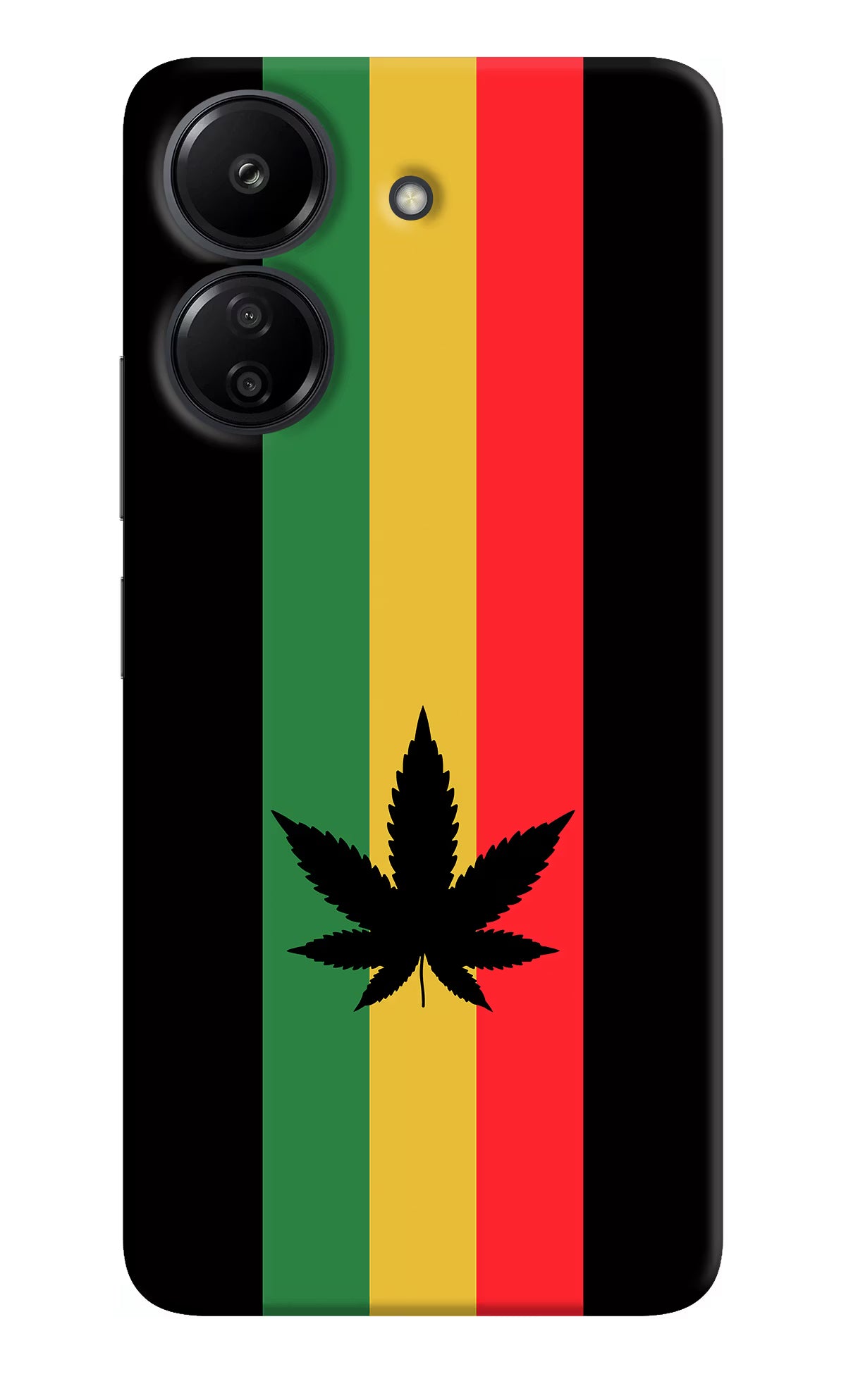Weed Flag Redmi 13C 4G Hard Case Back Cover by Casekaro