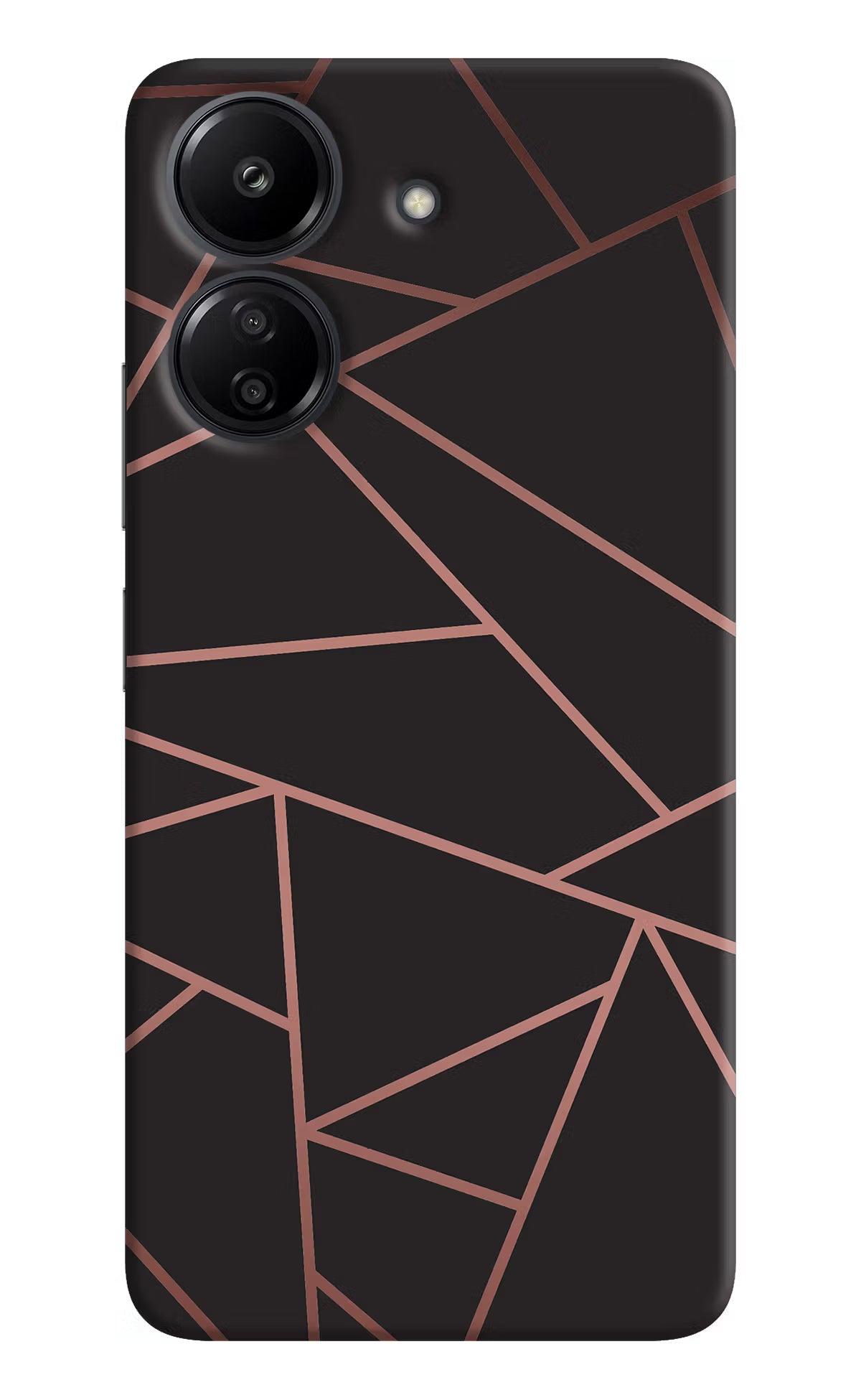 Geometric Pattern Redmi 13C 4G Hard Case Back Cover by Casekaro