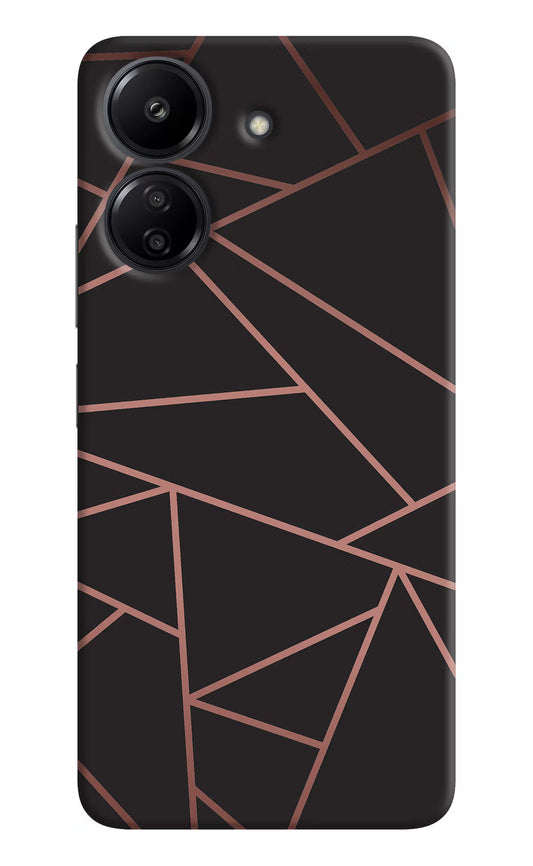 Geometric Pattern Redmi 13C 4G Hard Case Back Cover by Casekaro