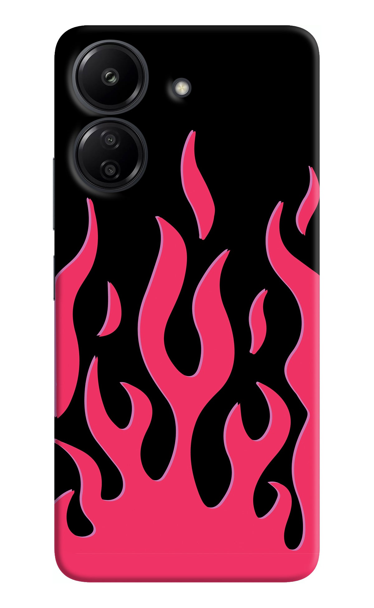 Fire Flames Redmi 13C 4G Back Cover