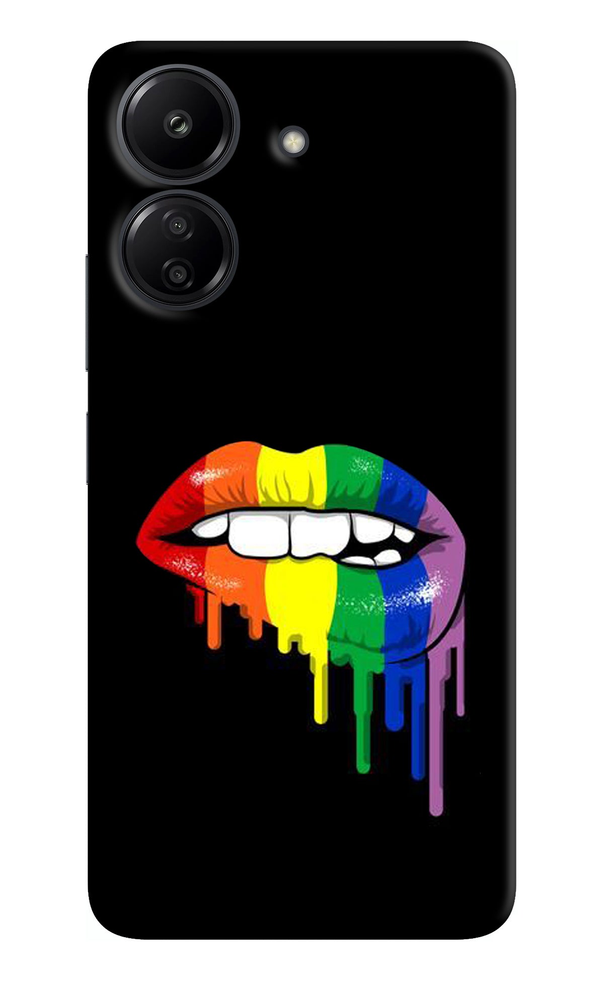 Lips Biting Redmi 13C 4G Back Cover