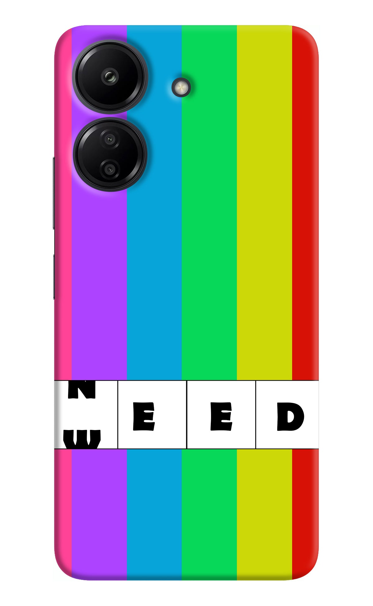 Need Weed Redmi 13C 4G Back Cover