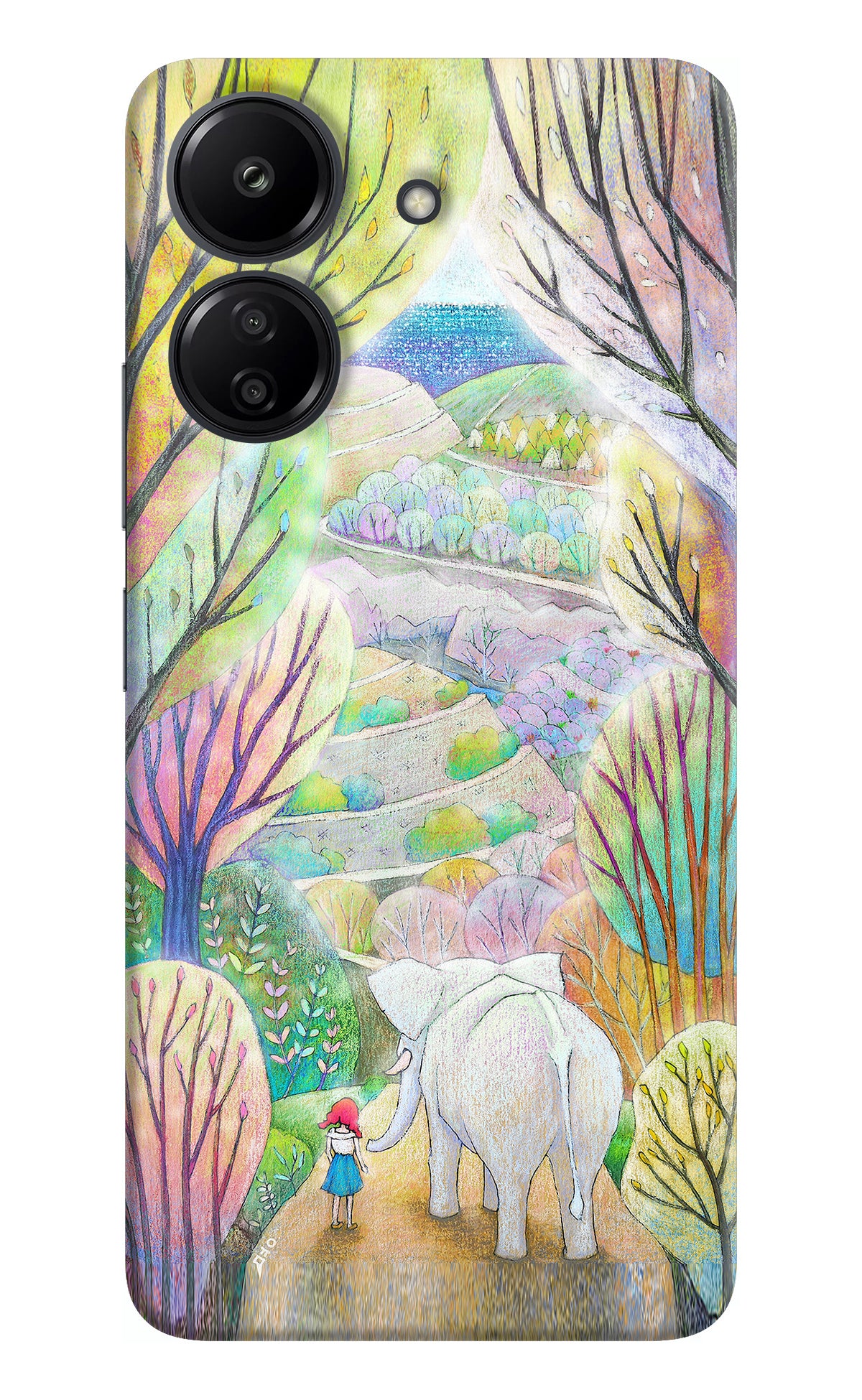 Nature Painting Redmi 13C 4G Back Cover