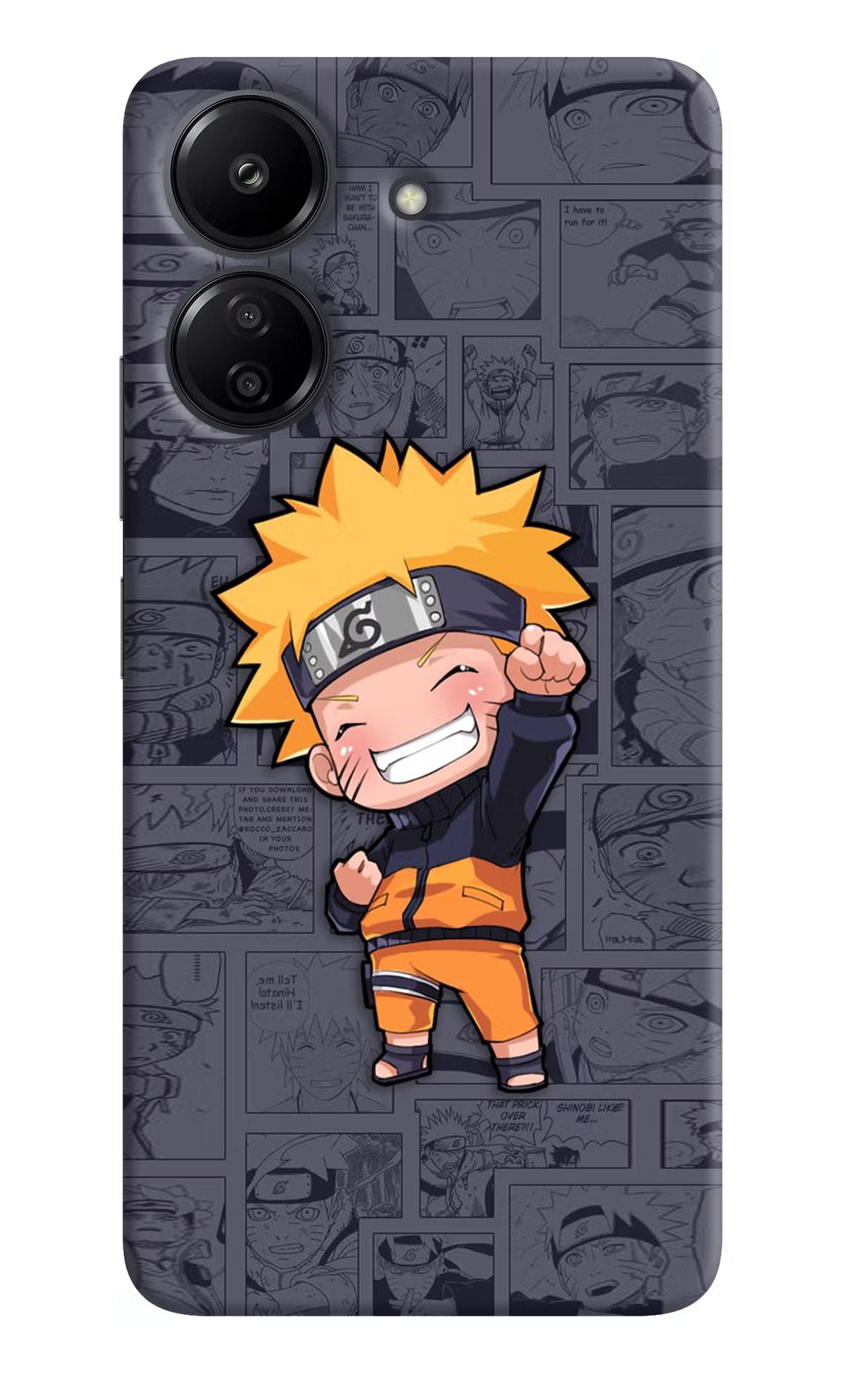 Chota Naruto Redmi 13C 4G Hard Case Back Cover by Casekaro