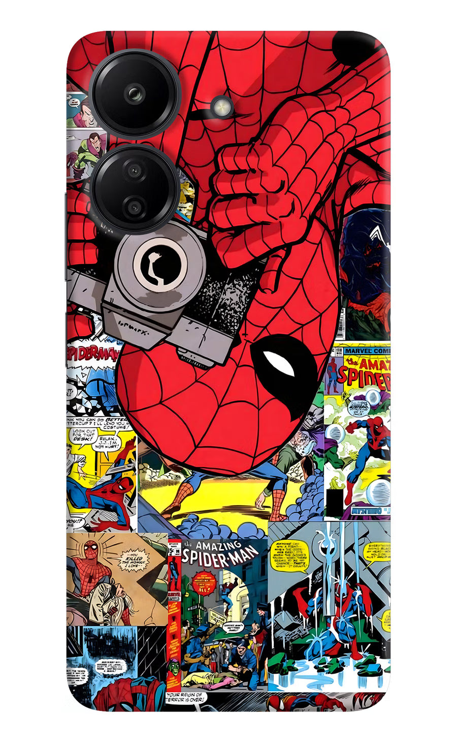 Spider Man Redmi 13C 4G Back Cover, Hard case