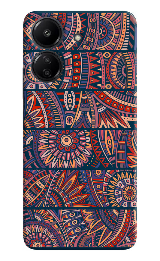 African Culture Design Redmi 13C 4G Hard Case Back Cover by Casekaro
