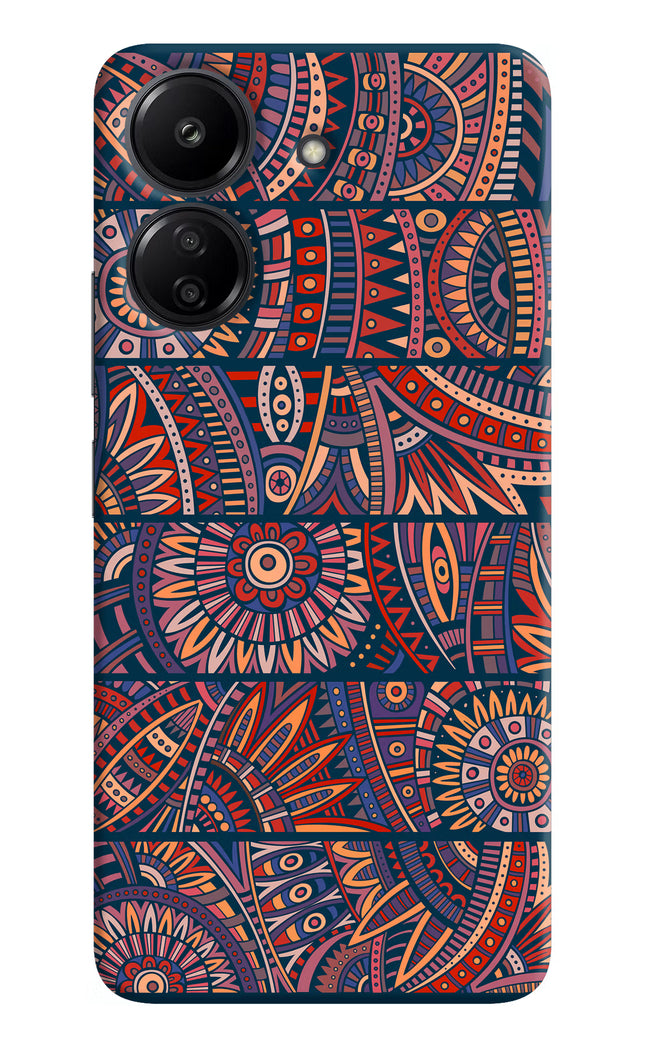 African Culture Design Redmi 13C 4G Hard Case Back Cover by Casekaro