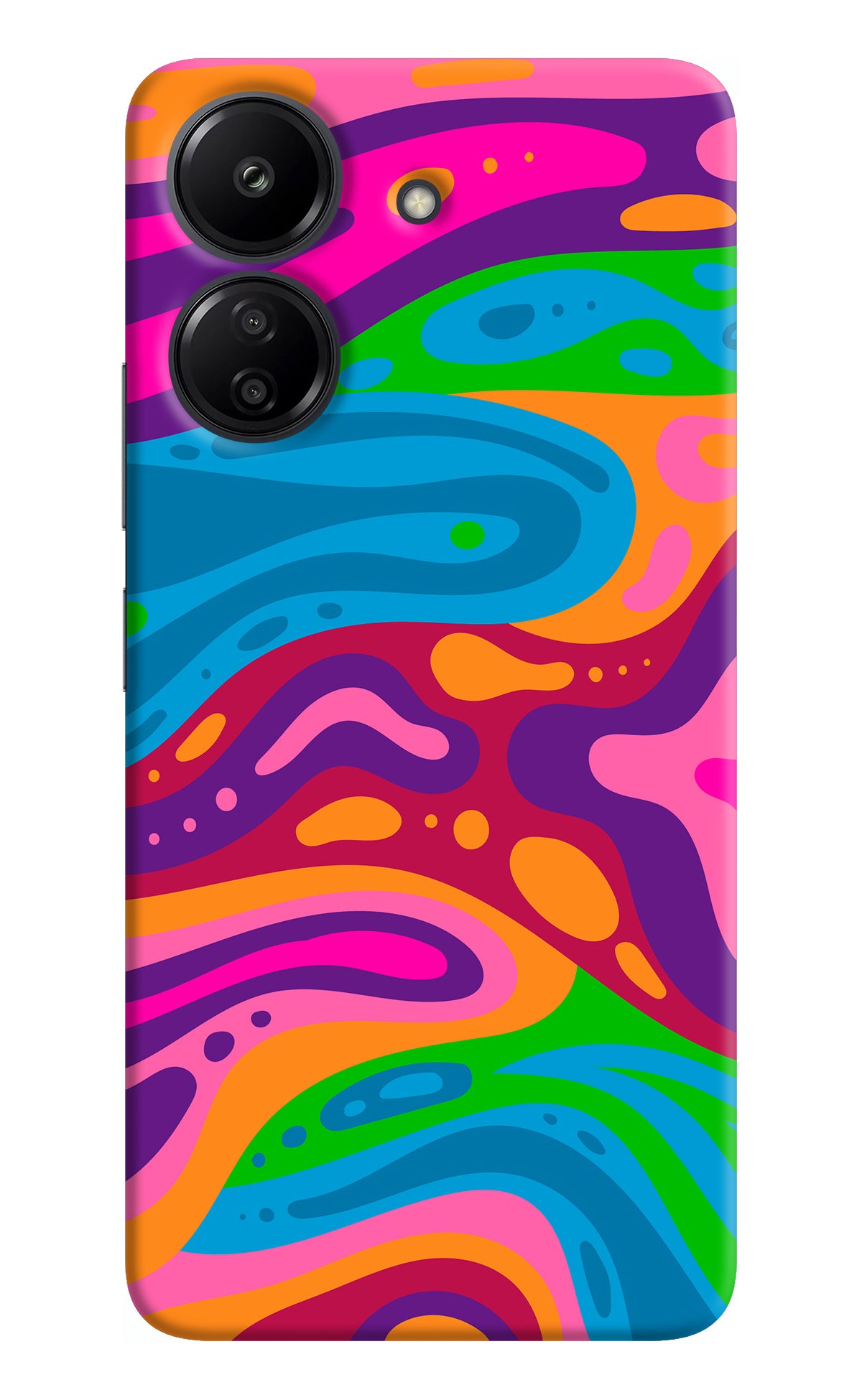 Trippy Pattern Redmi 13C 4G Back Cover