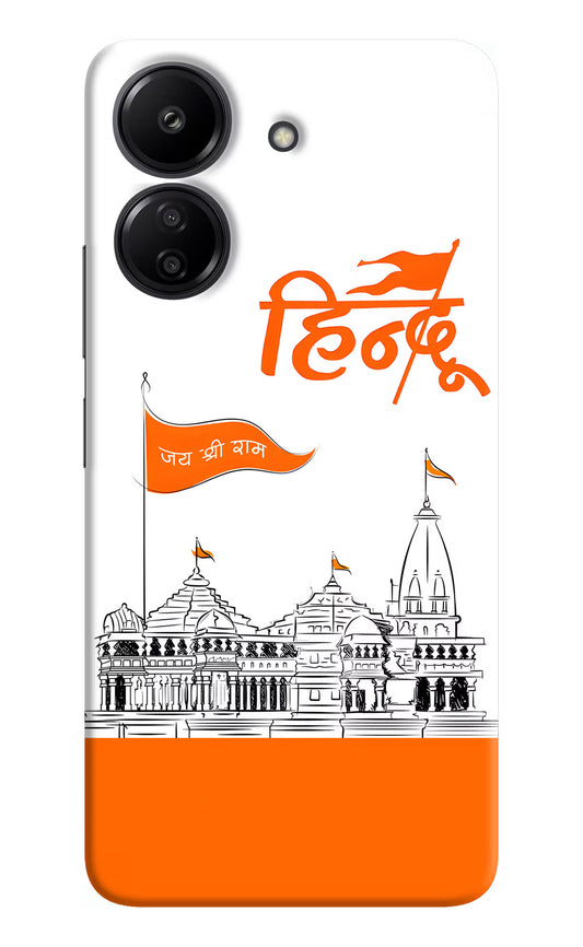 Jai Shree Ram Hindu Redmi 13C 4G Hard Case Back Cover by Casekaro