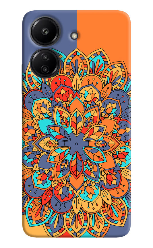 Color Mandala Redmi 13C 4G Hard Case Back Cover by Casekaro