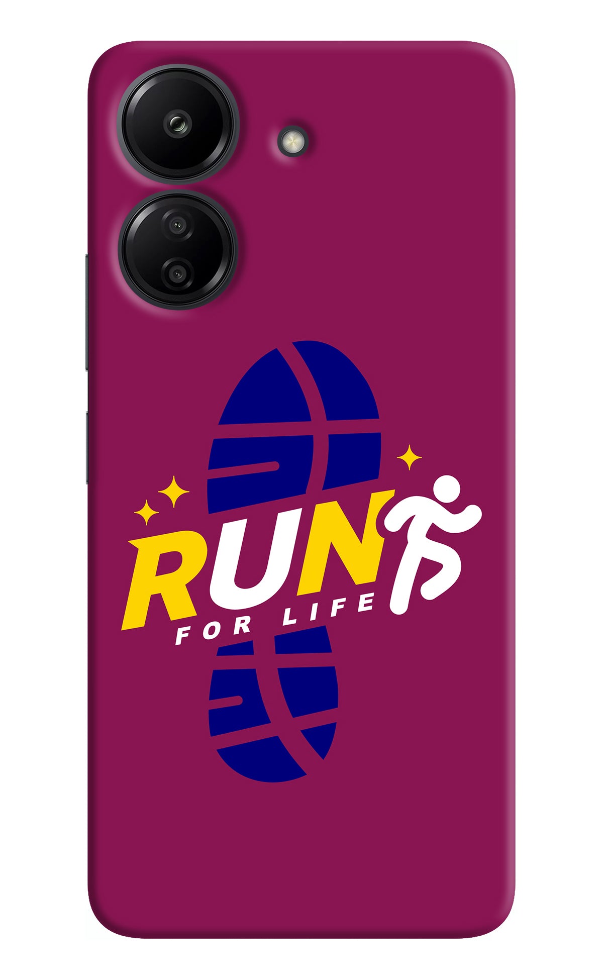 Run for Life Redmi 13C 4G Back Cover