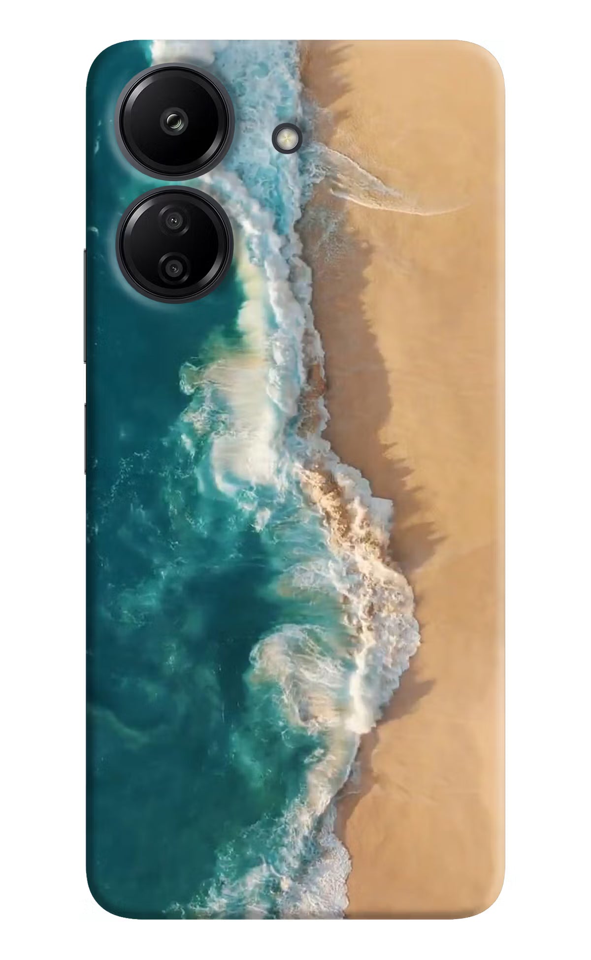 Ocean Beach Redmi 13C 4G Hard Case Back Cover by Casekaro