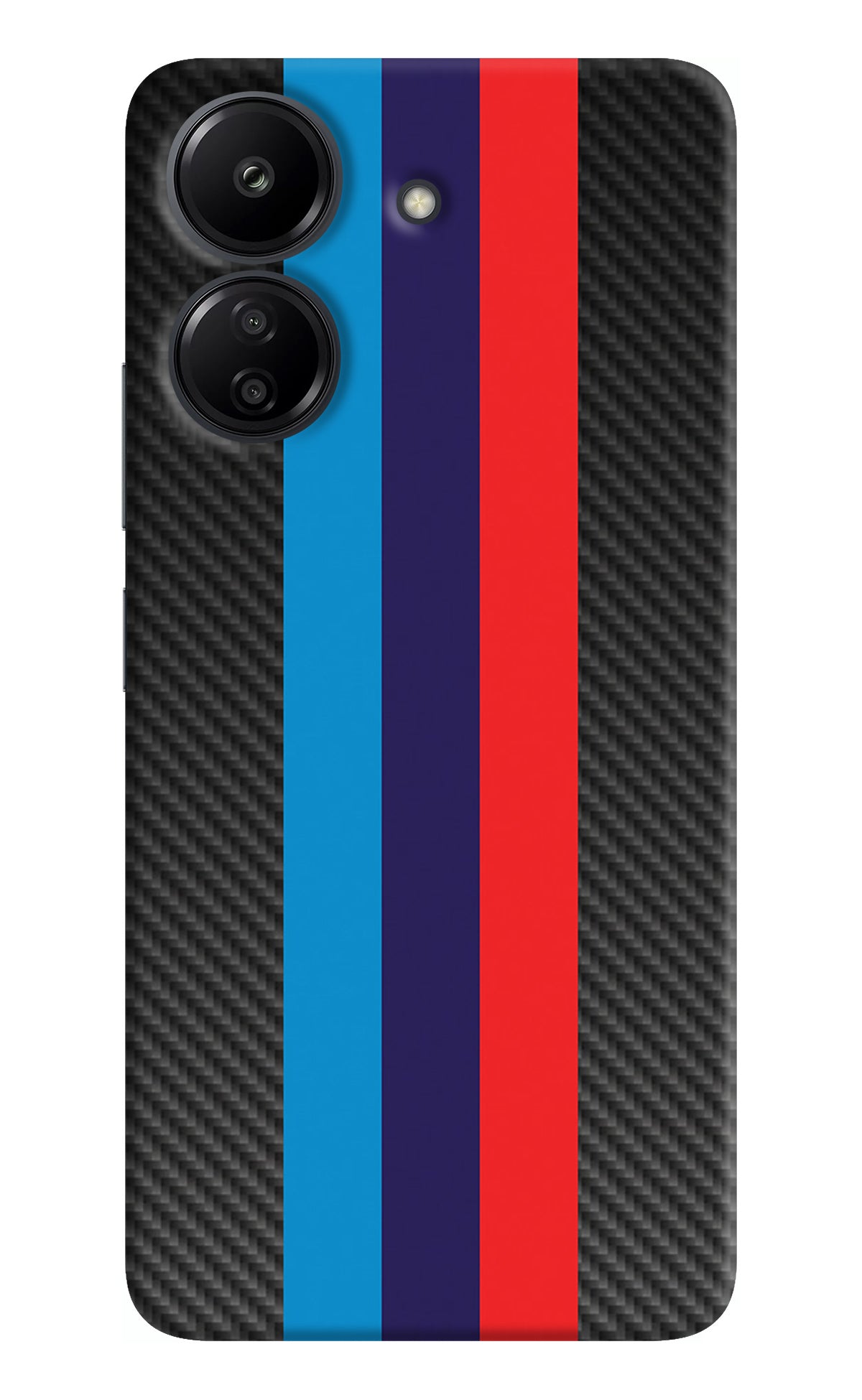 BMW Stripes Pattern Redmi 13C 4G Back Cover