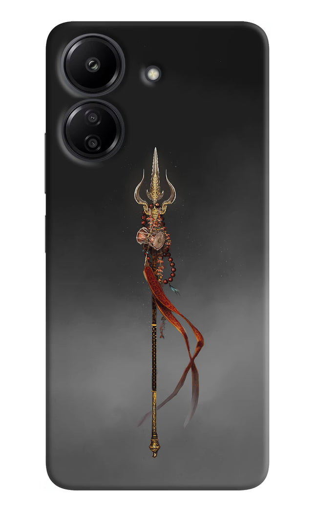 Shiv Trishul Redmi 13C 4G Hard Case Back Cover by Casekaro