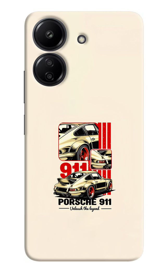 Classic Porsche 911 Redmi 13C 4G Hard Case Back Cover by Casekaro