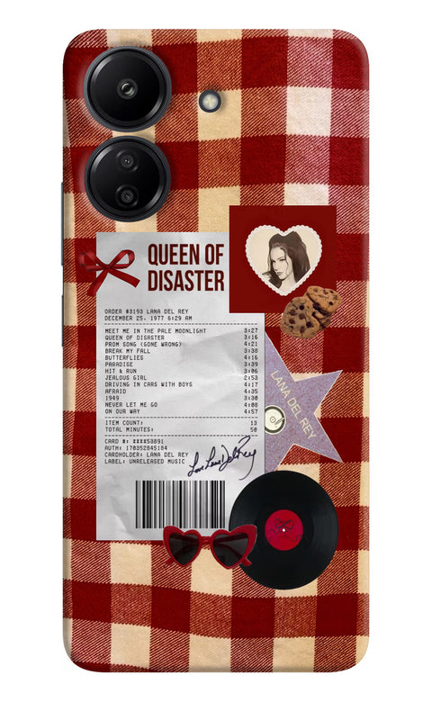 Queen of Disaster Redmi 13C 4G Back Cover