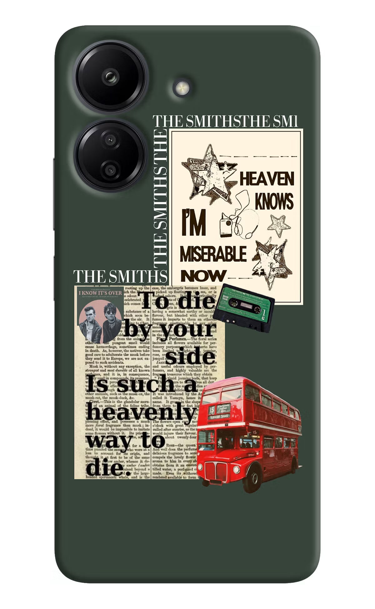 The Smiths Redmi 13C 4G Hard Case Back Cover by Casekaro