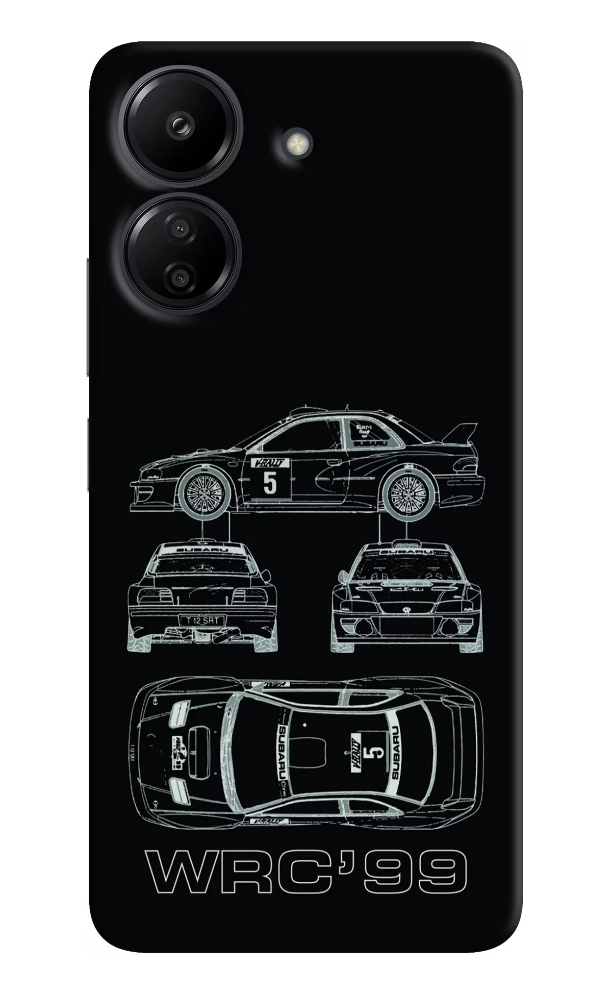 WRC'99 Redmi 13C 4G Hard Case Back Cover by Casekaro