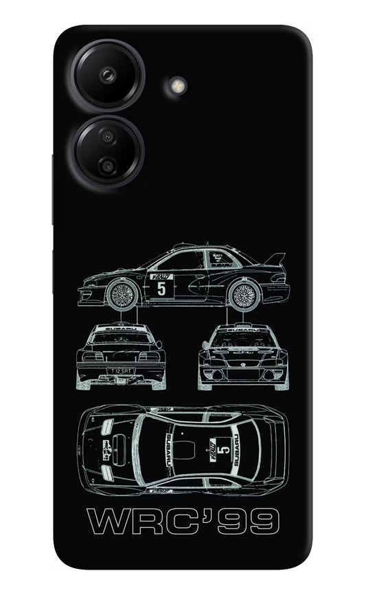 WRC'99 Redmi 13C 4G Hard Case Back Cover by Casekaro
