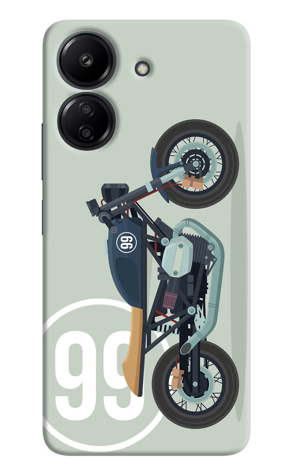 Classic Cafe Racer 99 Redmi 13C 4G Hard Case Back Cover by Casekaro