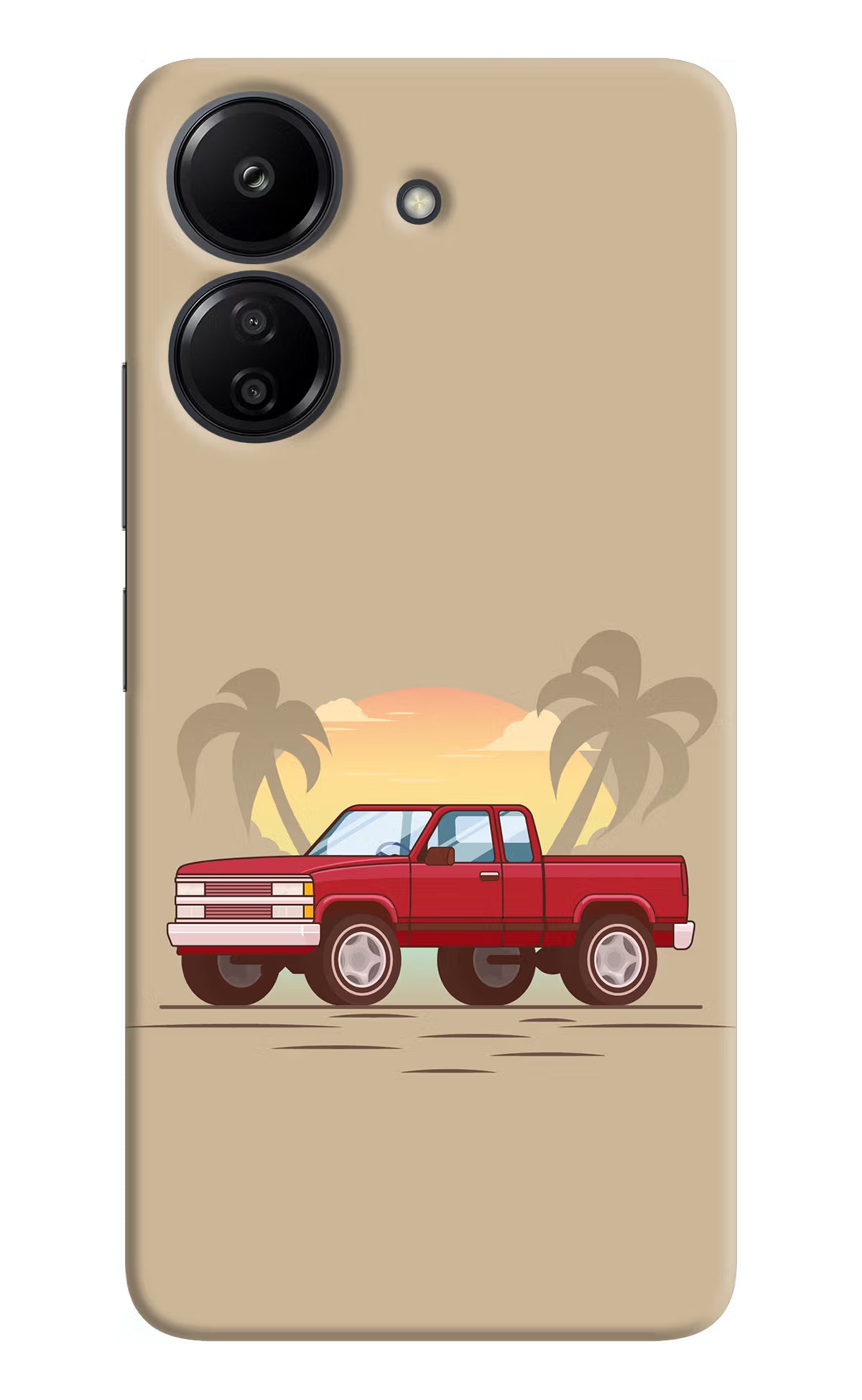 Desert Classic Drive Redmi 13C 4G Hard Case Back Cover by Casekaro