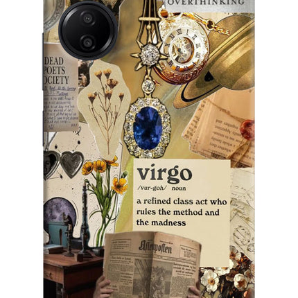 Virgo Zodiac Redmi 13C 4G Hard Case Back Cover by Casekaro