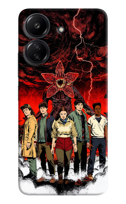 Ordinary Things Characters Redmi 13C 4G Hard Case Back Cover by Casekaro