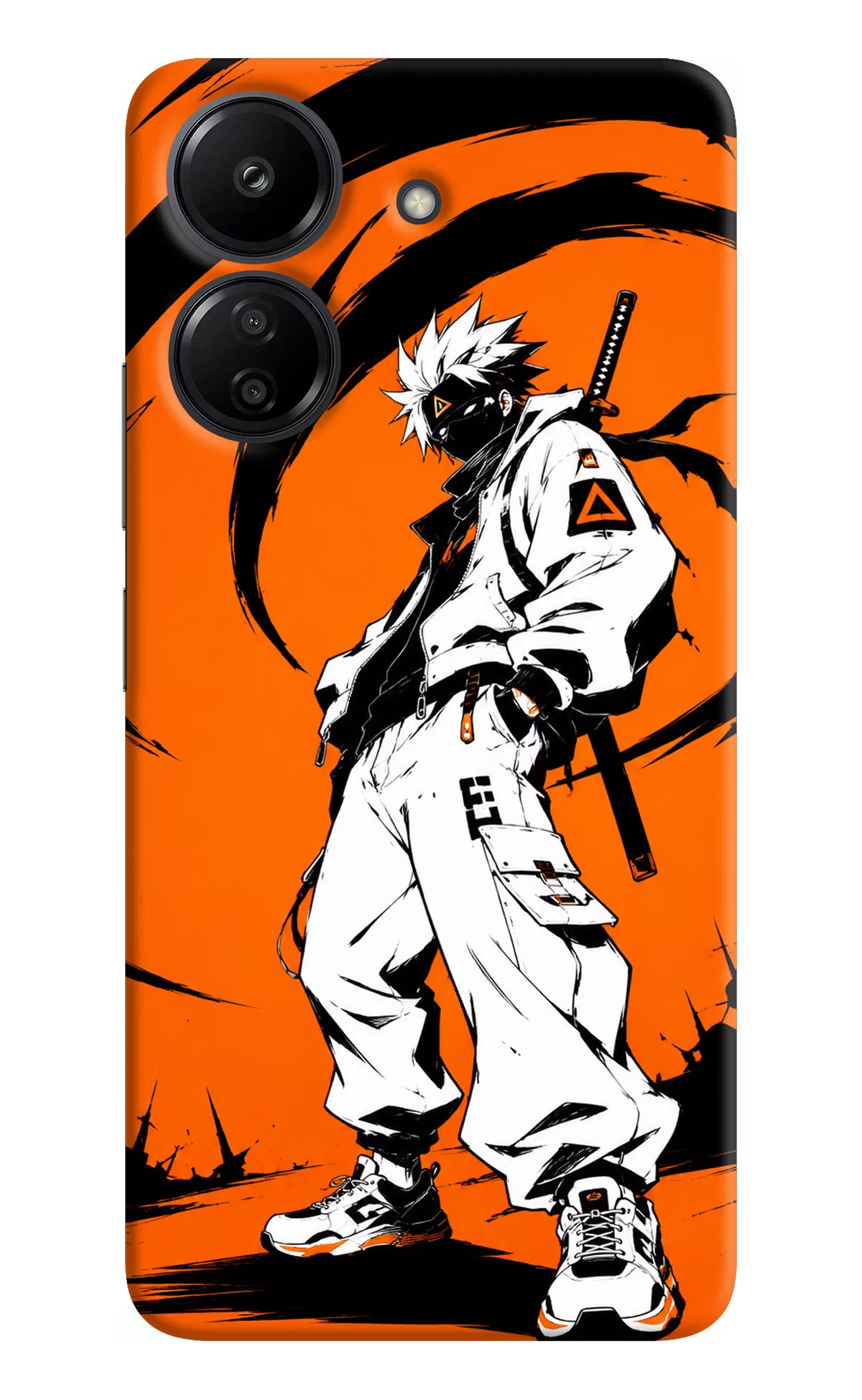 Street Samurai  Redmi 13C 4G Hard Case Back Cover by Casekaro
