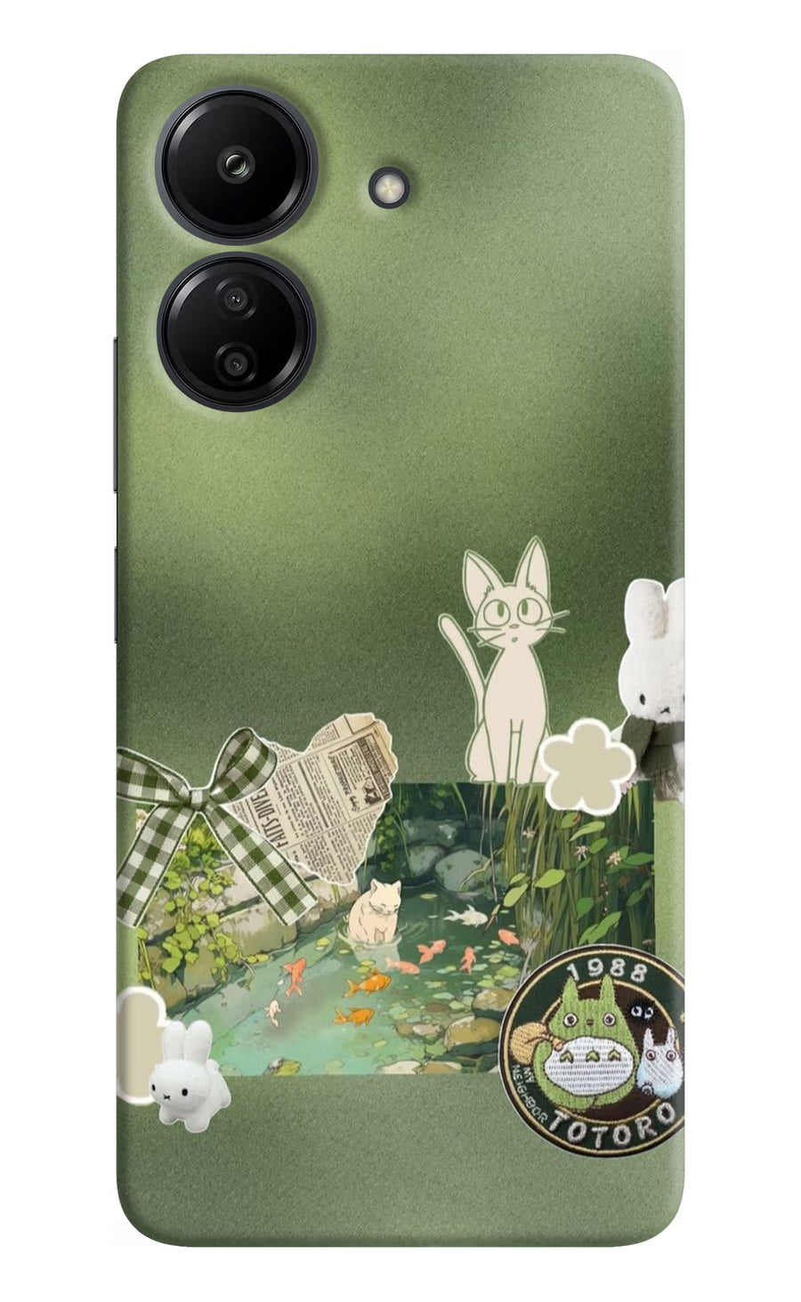 Aesthetic anime Redmi 13C 4G Back Cover, Hard case